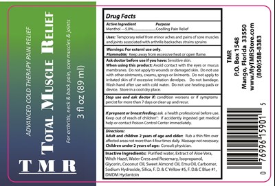 TOTAL MUSCLE RELIEF 3oz Roll On - TOTAL MUSCLE RELIEF 3oz Roll On